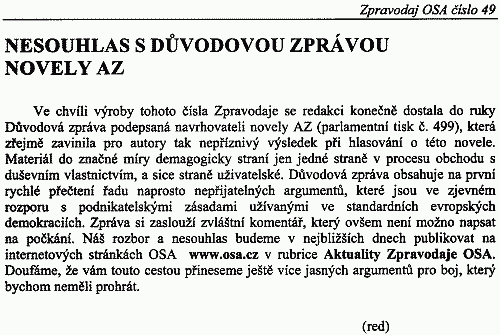 Zpravodaj OSA . 49